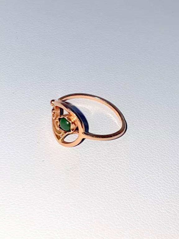 ZŁOTY PIERŚCIONEK RP585 1,46G R.10