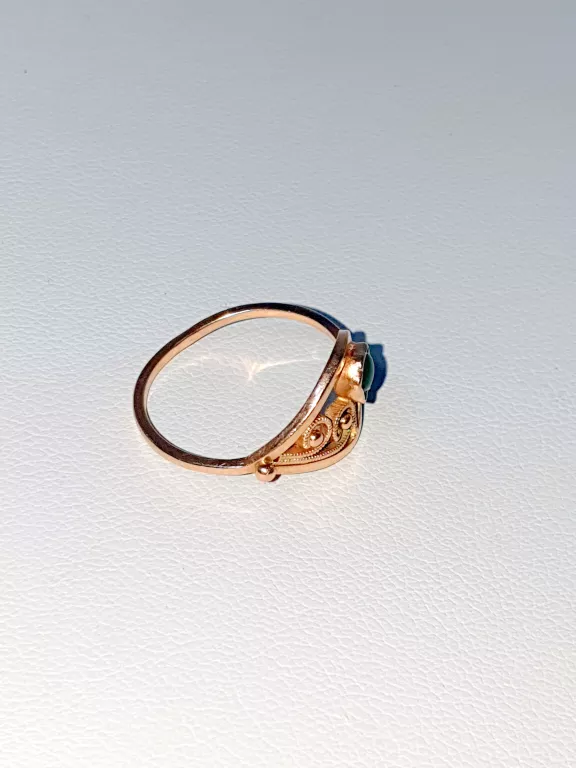 ZŁOTY PIERŚCIONEK RP585 1,46G R.10