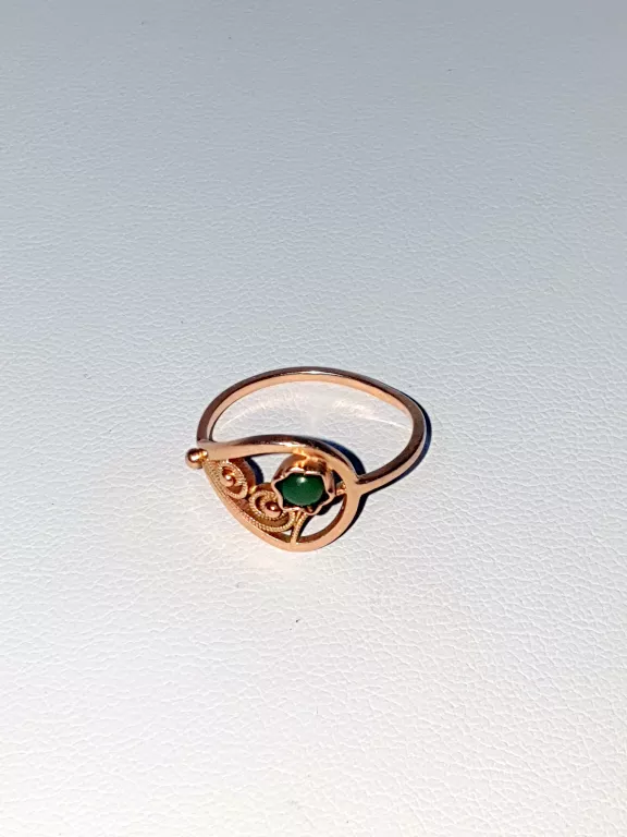 ZŁOTY PIERŚCIONEK RP585 1,46G R.10