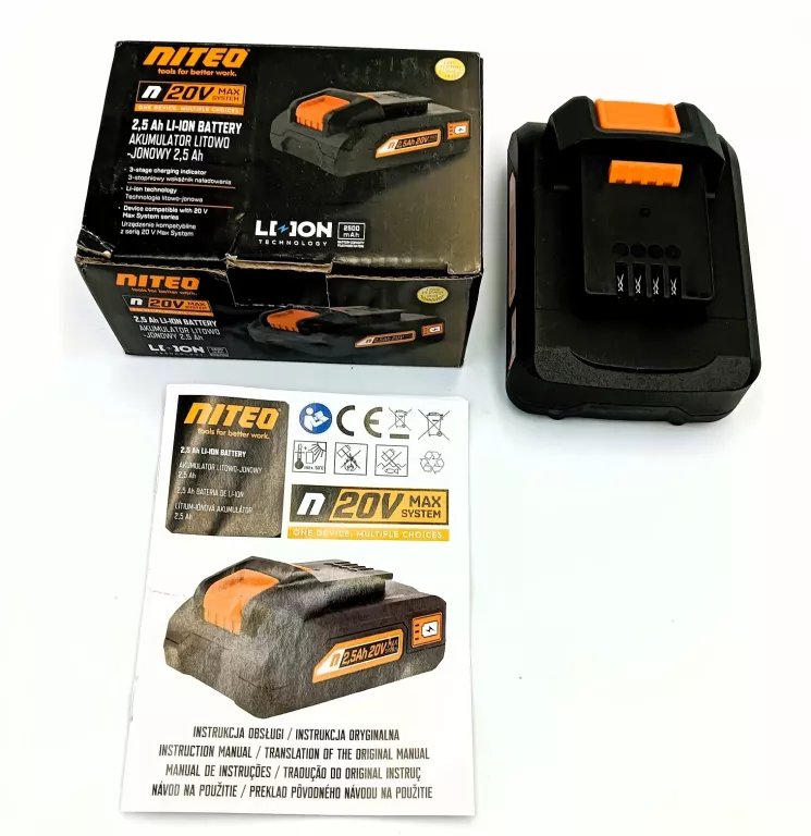 NITEO 20V 2.5AH AKU