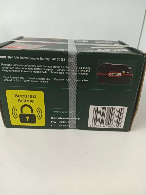 BATERIA PARKSIDE 20V 4AH