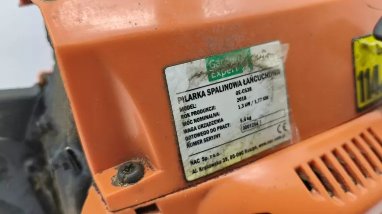 PIŁA SPALINOWA GARDEN EXPERT GE-CS38