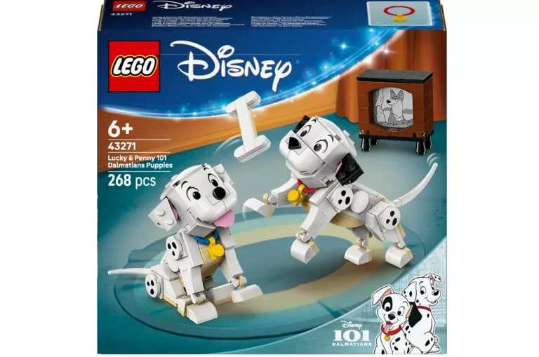 LEGO DISNEY 43271 101 DALMATYŃCZYKÓW SZCZĘŚCIARZ I PENNY
