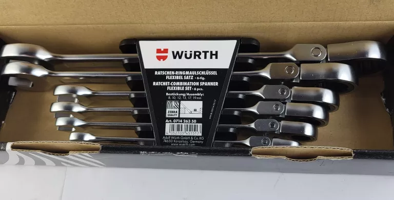 ZESTAW KLUCZY WURTH 071426350 6 SZT