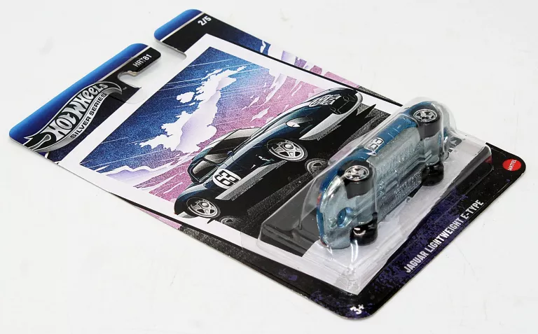 AUTKO HOT WHEELS SILVER SERIES JAGUAR LIGHTWEIGHT E-TYPE (JBY90)