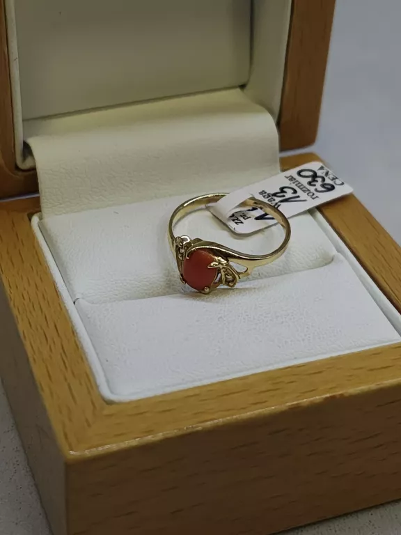 ZŁOTY PIERŚCIONEK 585 1,58G R13