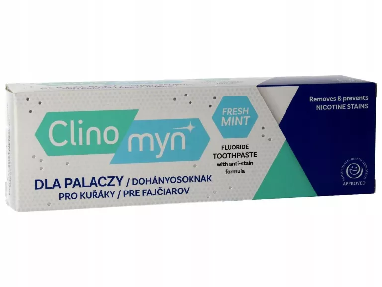 CLINOMYN PASTA DO ZĘBÓW DLA PALACZY FRESHMINT 75 ML