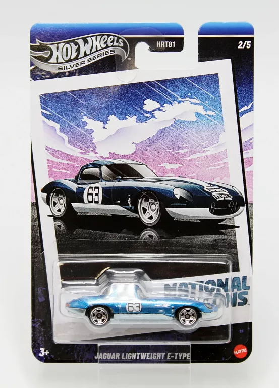 AUTKO HOT WHEELS SILVER SERIES JAGUAR LIGHTWEIGHT E-TYPE (JBY90)