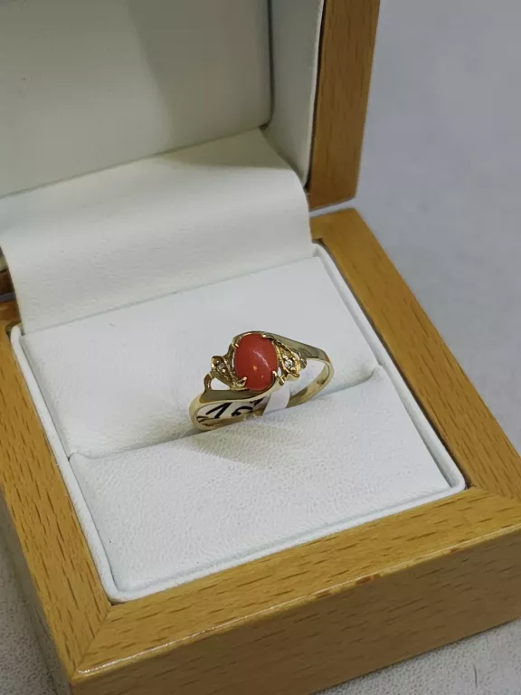 ZŁOTY PIERŚCIONEK 585 1,58G R13