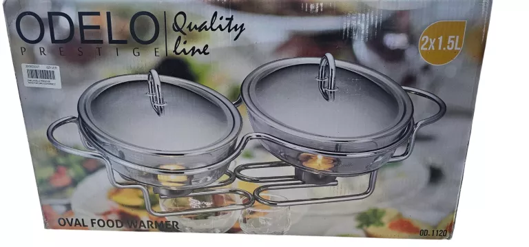 ODELO PRESTIGE NACZYNIE ŻAROODPORNE Z PODGRZEWACZEM 2 X 1,5 L, OD1120
