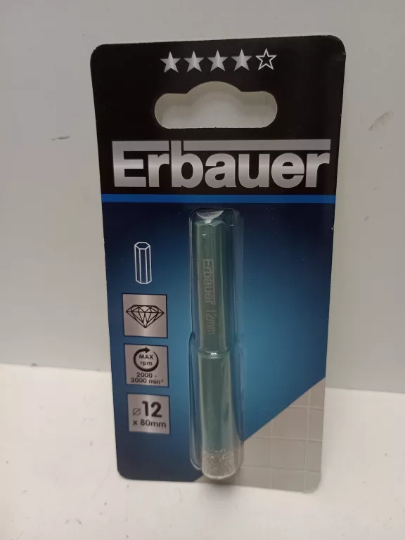 OTWORNICA DIAMENTOWA ERBAUER DRY HEX 12 MM