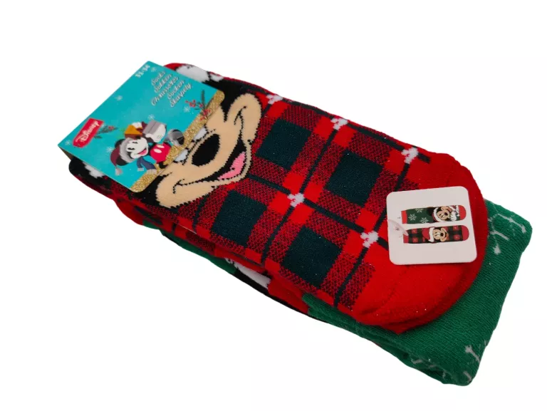 MYSZKA MINNIE ŚWIĄTECZNE SKARPETKI DLA DZIECKA ROZ. 31-34