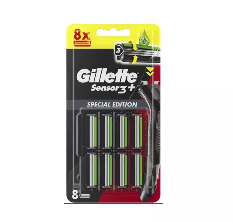 WKŁADY DO MASZYNKI GILLETE SENSOR 3+ 8 SZT