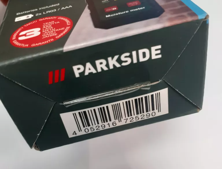 BEZINWAZYJNY WILGOTNOŚCIOMIERZ DO DREWNA PARKSIDE 0-60 %