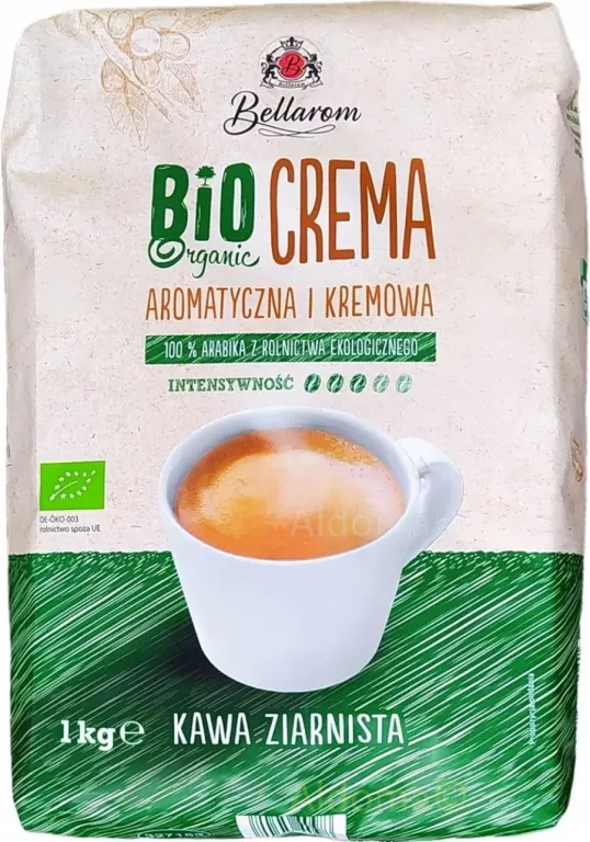 KAWA ZIARNISTA ARABICA BELLAROM ORGANIC 1KG
