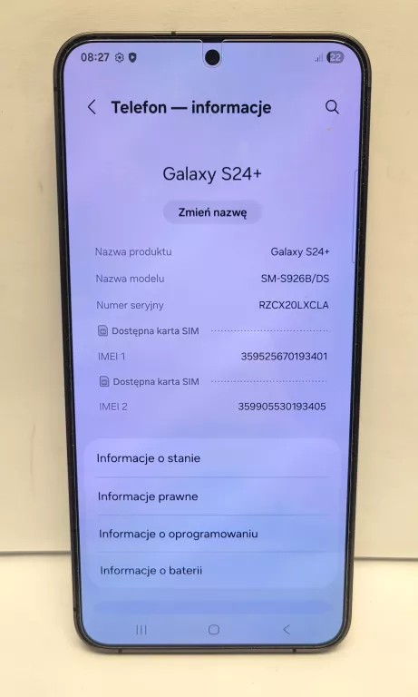 TELEFON SAMSUNG GALAXY S24+ 12/512GB / GWARANCJA!