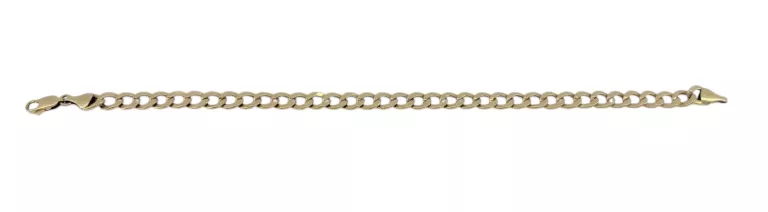 PIĘKNA ZŁOTA MĘSKA BRANSOLETKA PANCERKA 7,46G 585 DŁ. 22CM