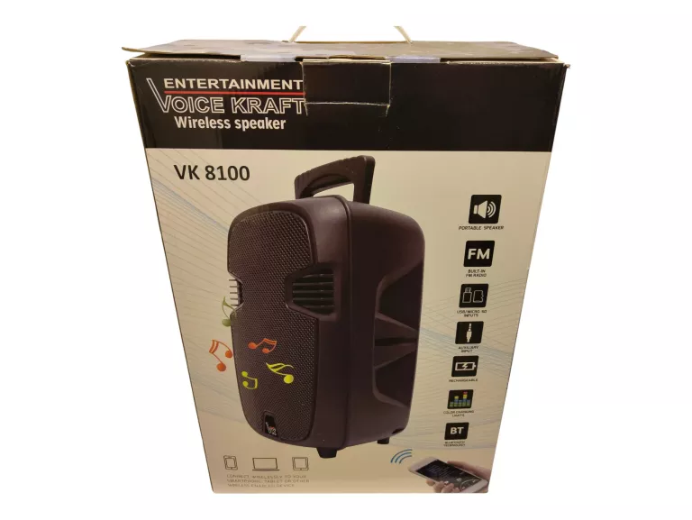 GŁOŚNIK PRZEWODOWY VOICEKRAFT VK8100 100W