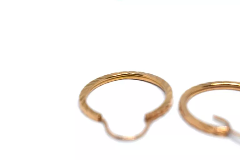 ZŁOTE DAMSKIE KOLCZYKI 1,95 GRAM 585 14 KARAT WARTO