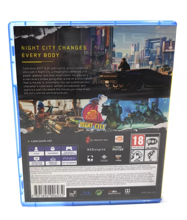 GRA NA PS4 CYBERPUNK 2077
