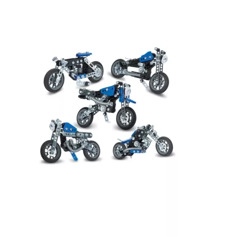 MECCANO 5 MODEL SET MOTORCYCLE ZESTAW DO BUDOWY POJAZDU 174 SZT.
