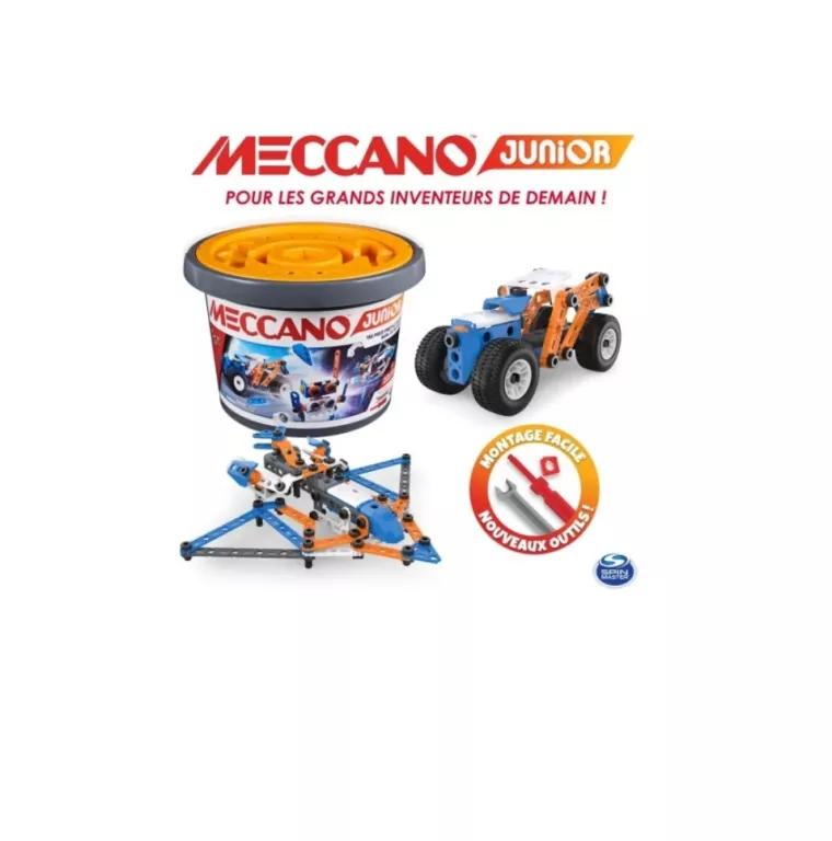 ZESTAW KONSTRUKCYJNY MECCANO JUNIOR BARREL, 150 ELEMENTÓW