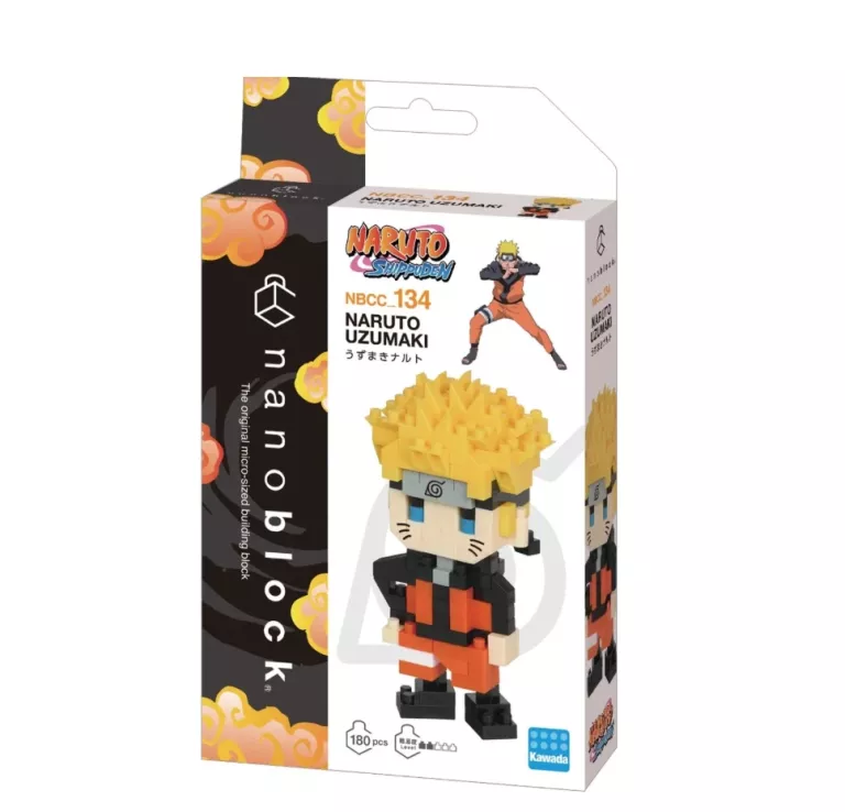 KLOCKI BANDAI NANOBLOCK : NARUTO - NARUTO UZUMAKI