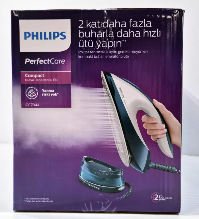 PHILIPS ŻELAZKO STACJA PAROWA GC7844