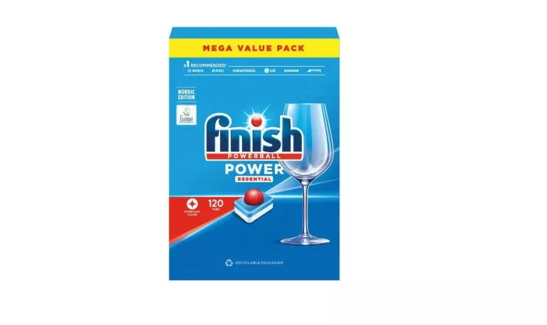 TABLETKI DO ZMYWARKI FINISH POWERBALL ESSENTIAL 120 SZT. DUŻE OPAKOWANIE