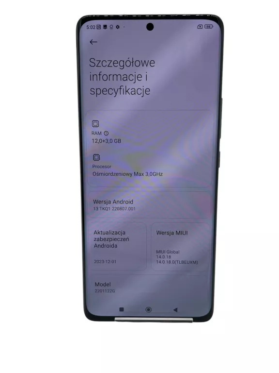 XIAOMI 12 PRO 12/256GB *DUAL SIM*