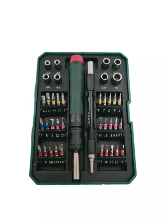 PARKSIDE ZESTAW BITÓW I NASADEK KLUCZY PPBS 40 A1 - 40 ELEMENTÓW