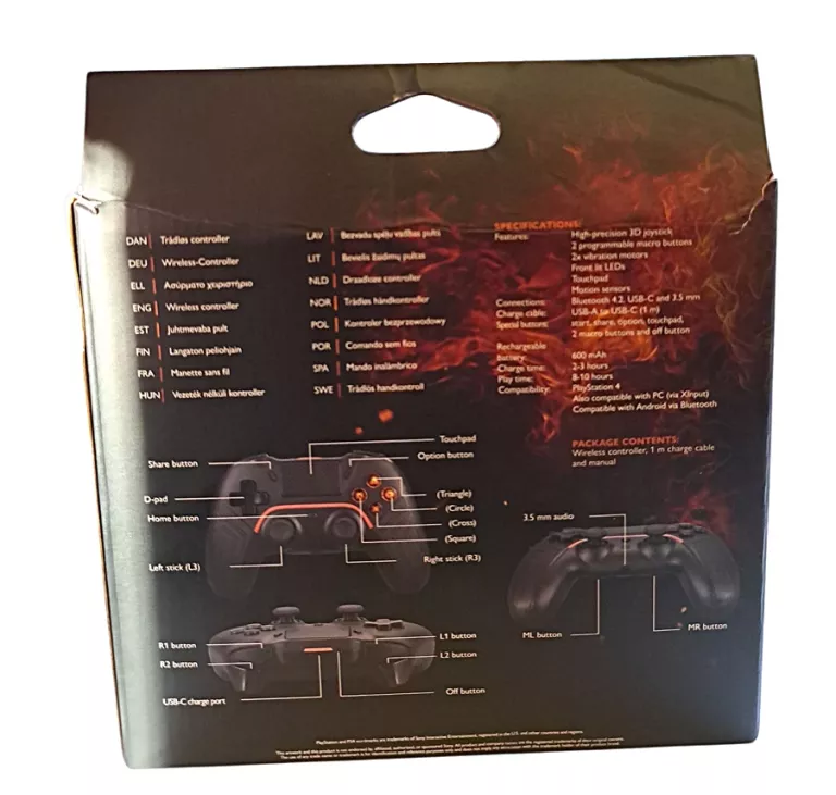 PS4 WIRELESS CONTROLLER FOR PS4 AND PC