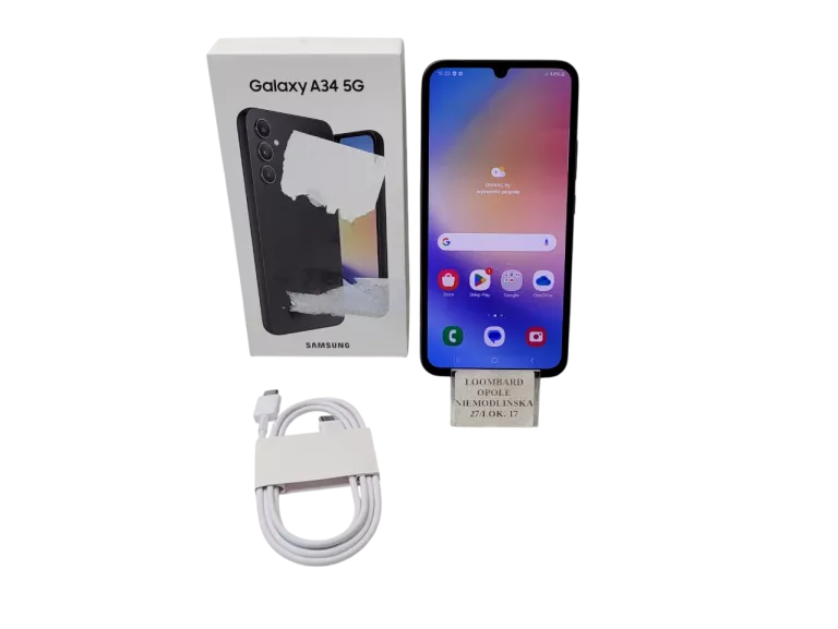TELEFON SAMSUNG GALAXY A34 5G 6/128GB 6.6" 120HZ CZARNY *STAN IGŁA*
