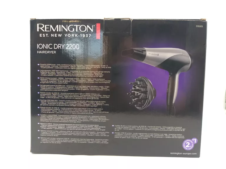 SUSZARKA DO WŁOSÓW REMINGTON IONIC DRY 2200W