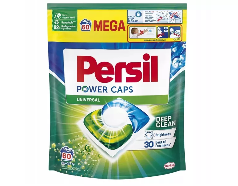 PERSIL POWER CAPS KAPSUŁKI DO PRANIA UNIWERSALNE - 60 PRAŃ