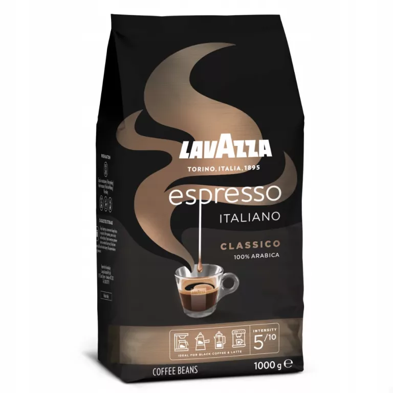 KAWA ZIARNISTA MIESZANA LAVAZZA CAFFE ESPRESSO ITALIANO CLASSICO 1000 G