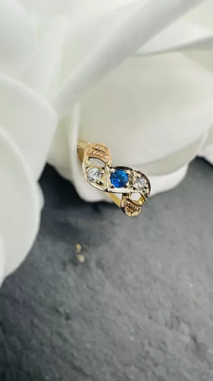 ZŁOTY PIERŚCIONEK 585 DAMSKI Z CYRKONIĄ – ELEGANCKA BIŻUTERIA NA PREZENT