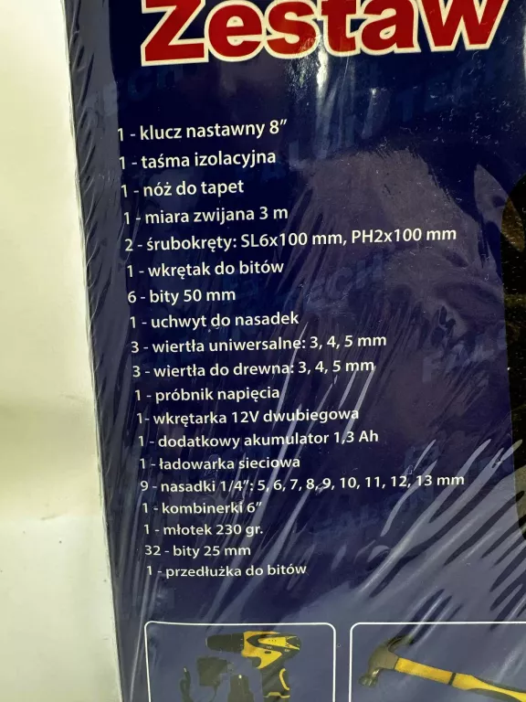 UNIWERSALNY ZESTAW NARZĘDZI 68 CZĘŚCIOWY W PLASTIKOWEJ WALIZCE FT068