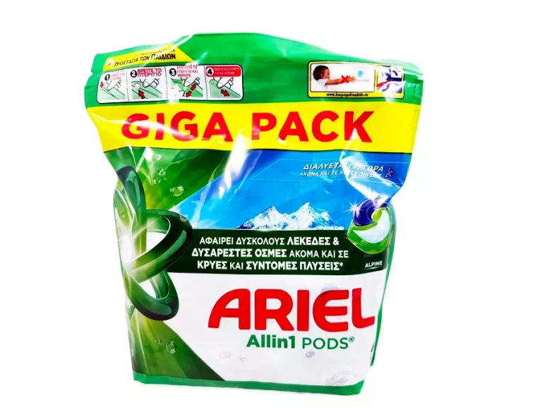 ARIEL KAPSUŁKI UNIWERSALNE 60 SZTUK ALPINE