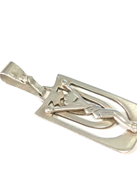 SREBRO - WYRÓB JUBILERSKI UŻYWANY ZAWIESZKA 4 CM 4,70G