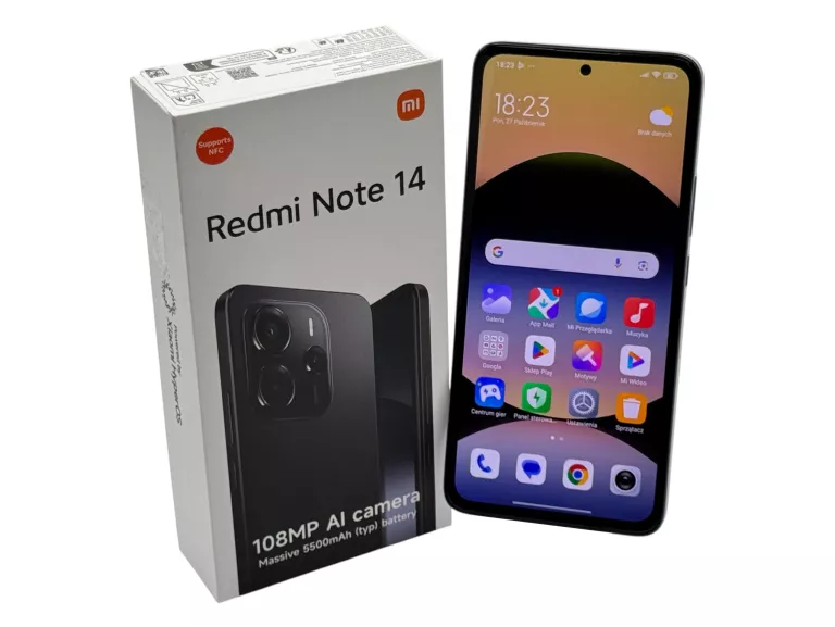 TELEFON XIAOMI REDMI NOTE 14 4G 8/256GB 6,67'' 120HZ PURPLE - WOLNY RYNEK!