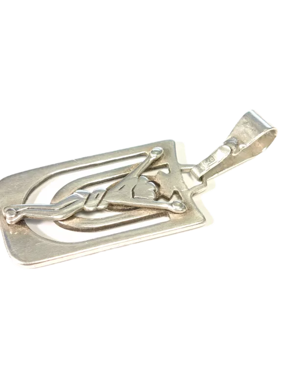 SREBRO - WYRÓB JUBILERSKI UŻYWANY ZAWIESZKA 4 CM 4,70G