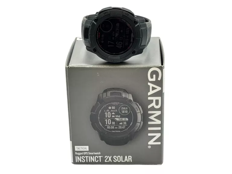 SMARTWATCH GARMIN INSTINCT 2X SOLAR TACTICAL EDITION 51MM BLACK/BLACK