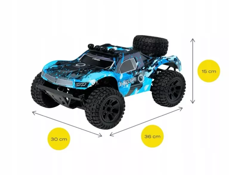 AUTO ZDALNIE STEROWANE SAMOCHÓD X-HOOLIGAN 4X4 35KM/H 1:10 DUŻE I SZYBKIE