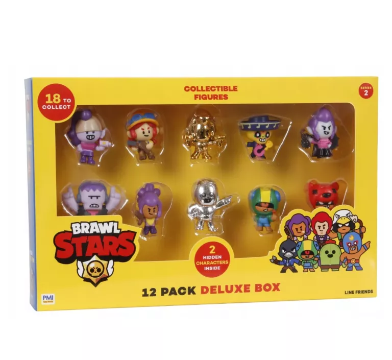BRAWL STARS S2 FIGURES - 12 PACK DELUXE BOX