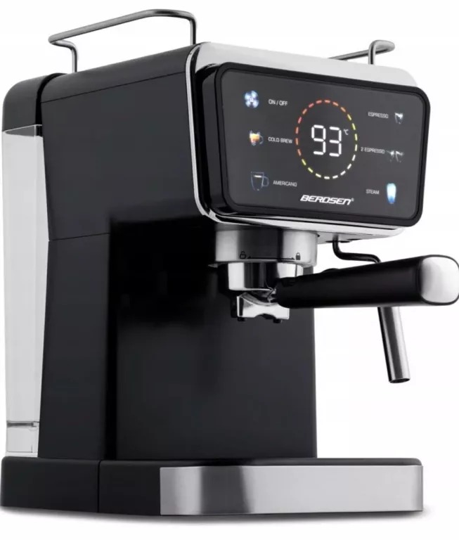 EKSPRES DO KAWY CIŚNIENIOWY KOLBOWY ZE SPIENIACZEM 20BAR 1350W BERDSEN