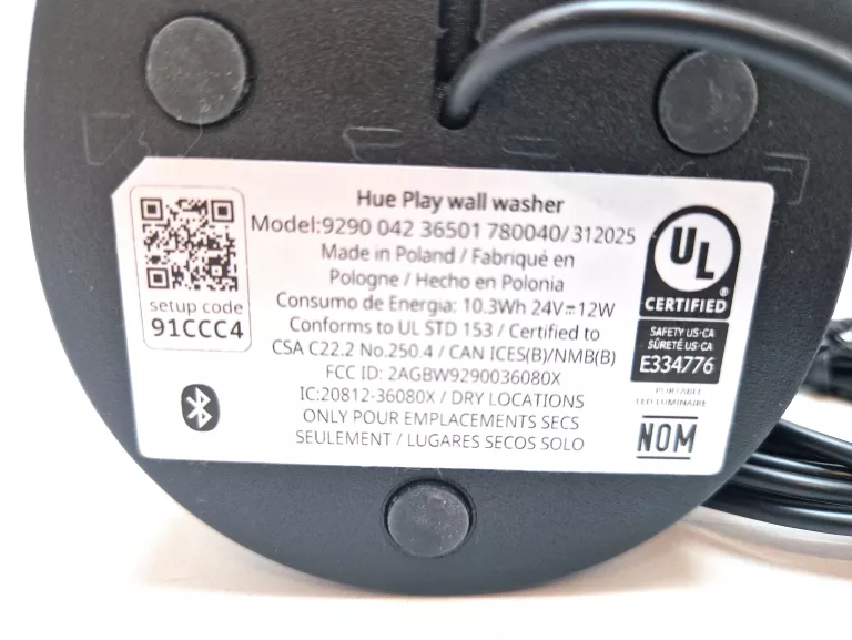 LAMPKA BIURKOWA LED RGB INTELIGENTNA ZIGBEE PLAY WALL WASHER PHILIPS HUE