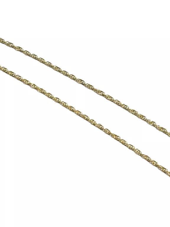 ZŁOTY ŁAŃCUSZEK Z KRZYŻYKIEM 585 - 1,65G - 44CM