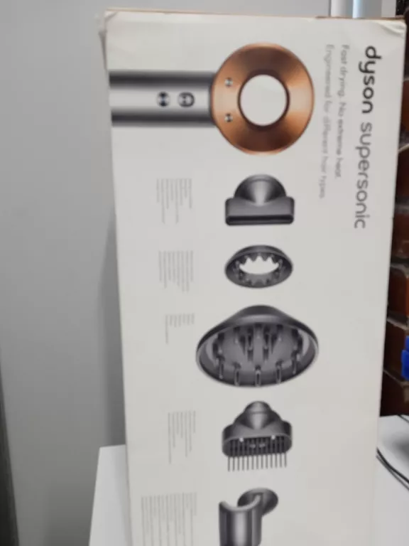 SUSZARKA DO WŁOSÓW DYSON SUPERSONIC HD07 1600W SREBRNO-ZŁOTA