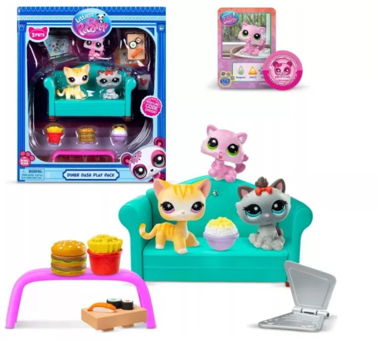 LITTLEST PET SHOP DINER DASH ZESTAW DO ZABAWY